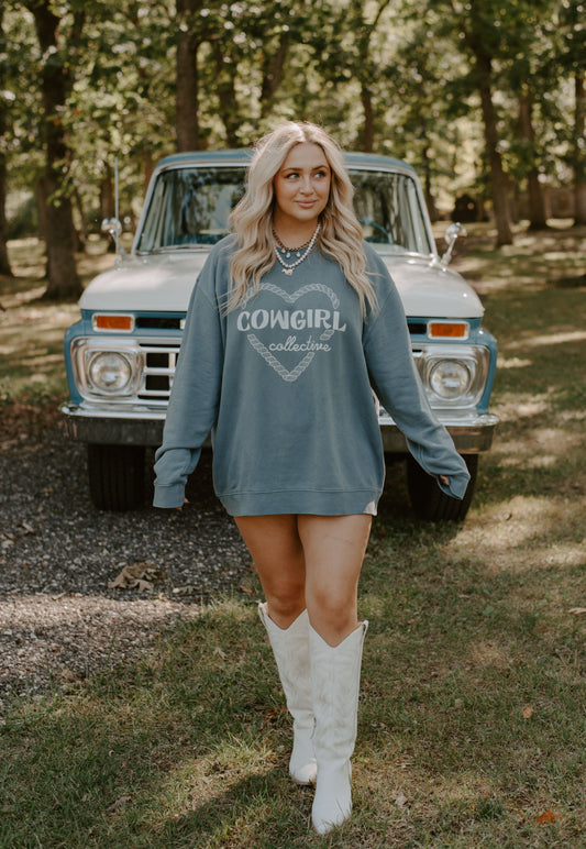 Cowgirl Collective Rope Crewneck