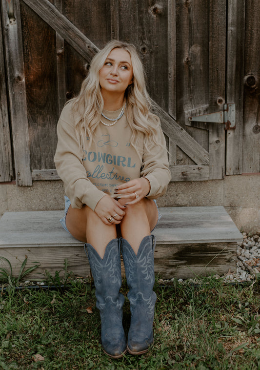 Cowgirl Collective Logo Crewneck